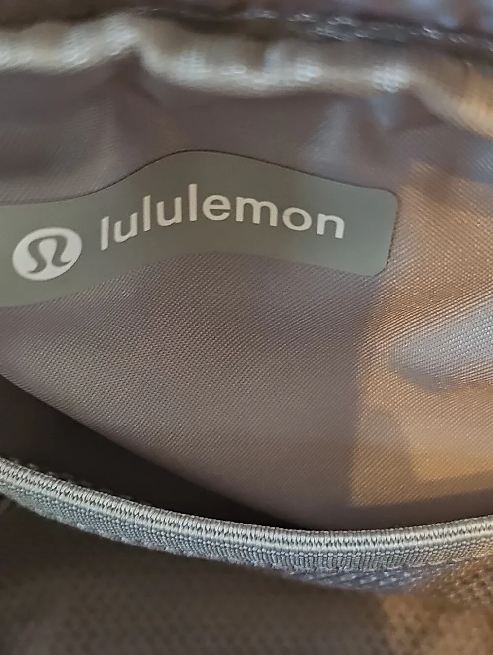 lululemon athletica Light Gray Belt Pouch